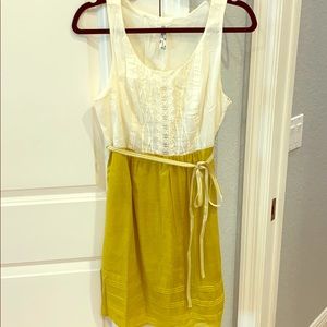 Chartreuse Vintage Style Dress